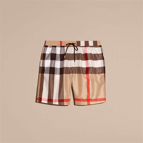 short de bain burberry homme|BURBERRY Check Swim Shorts .